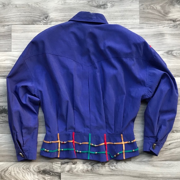 Vintage IIF 1980’s Embellished Oversized Jacket - Picture 3 of 9